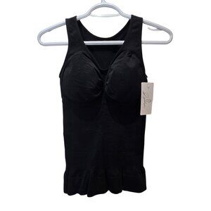 NWT | LovelyShape Black Padded Tummy Control Tank Top Shaper | Medium